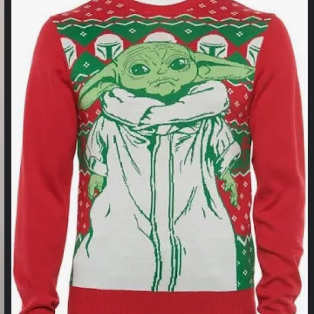 Baby Yoda / Mandalorian / Star Wars - Ugly Christmas Sweater.